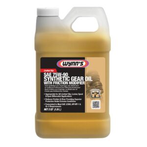 SAE 75W-90 Synthetic Gear Oil with Limited Slip Friction Modifier 64 oz